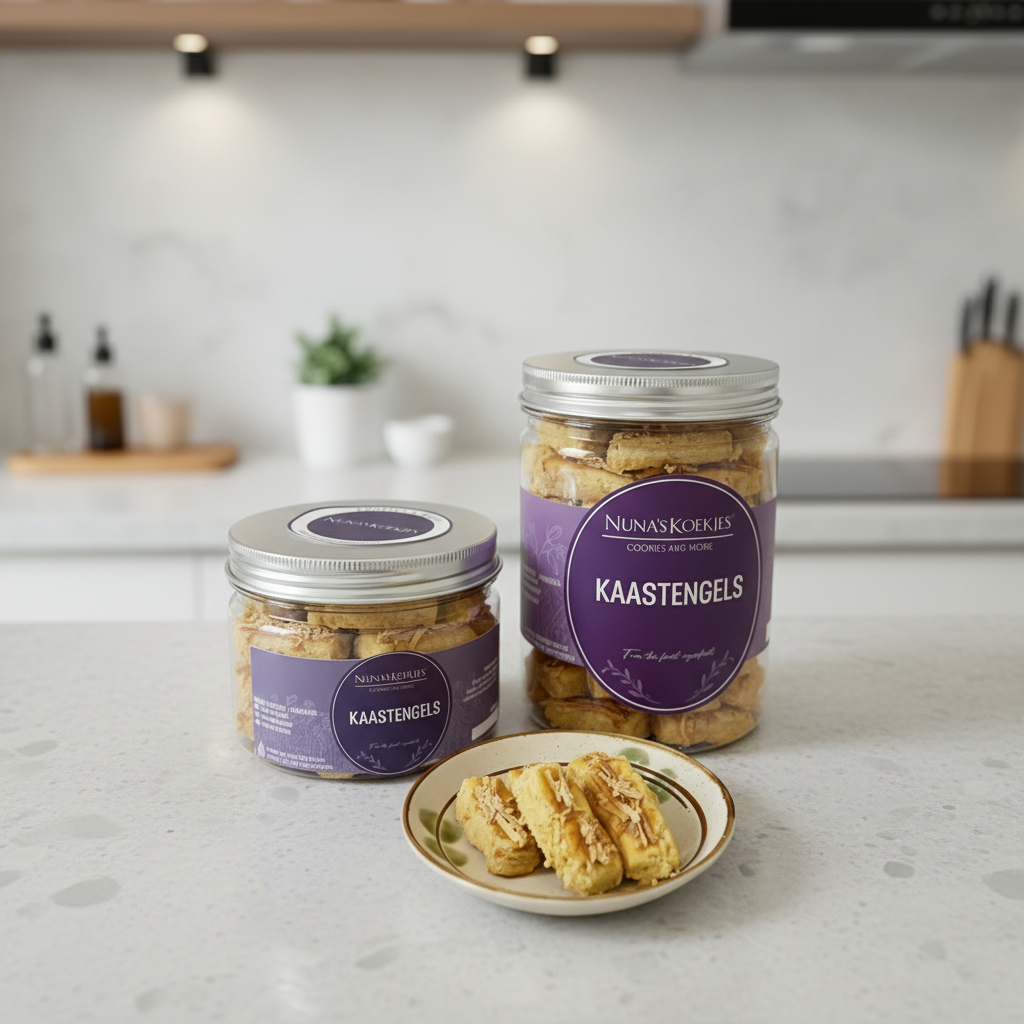 Kue Kastengel / Kastengel Premium Wisman Keju Edam Parmesan Renyah Gurih Enak / Kaastengels Nuna's K