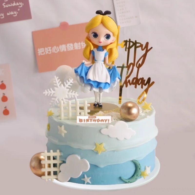 Topper Kue Cake Action Figure Princess Alice || Figure Princess Alice