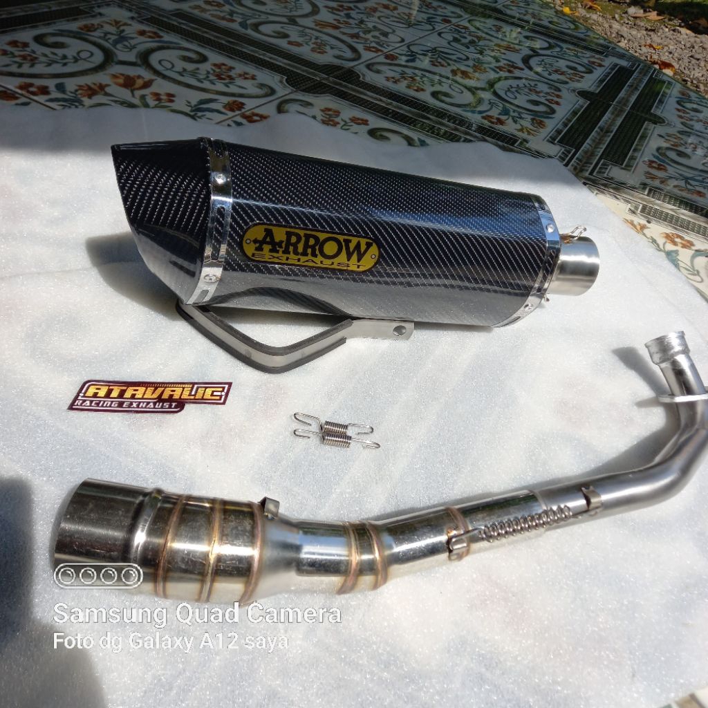 Knalpot Silent ARROW KARBON for Xmax old Xmax new eksoz