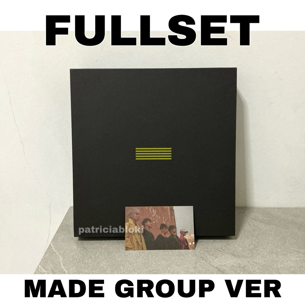 Fullset BIGBANG MADE The Full Album Group Ver CD BIG BANG GD GDragon G-Dragon T.O.P TOP Choi Seunghy