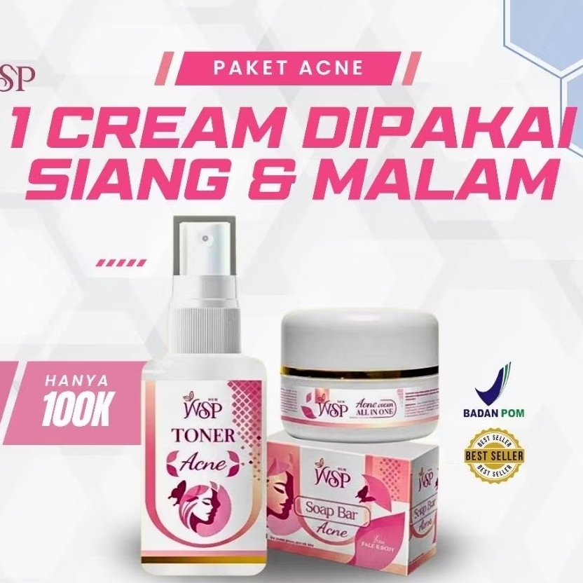 WSP GLOW / WSP ACNE / WSP EXCLUSIVE / SALEP PLEK WSP / NIGHT CREAM FLEK WSP / CREAM ECER WSP GLOW