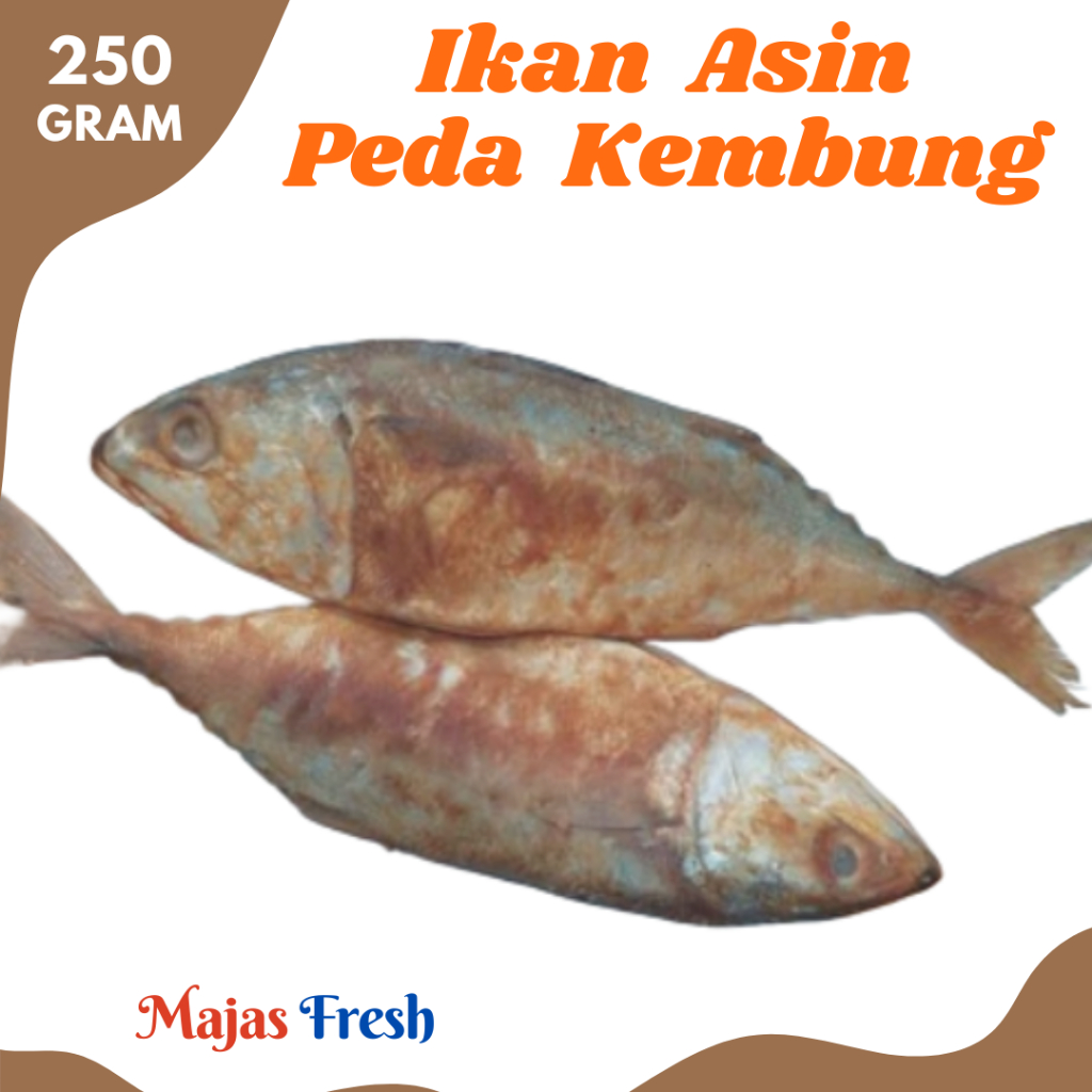 IKAN KEMBUNG PEDA MERAH Asin Kering - Ikan Asin Kembung Peda Merah Kering | 250gr [ Harga Per BKS ]