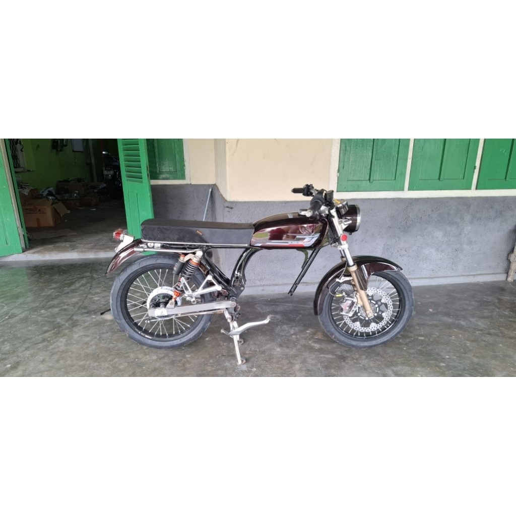 CB BURGUNDY PCX SIAP PAKAI SET DORONG