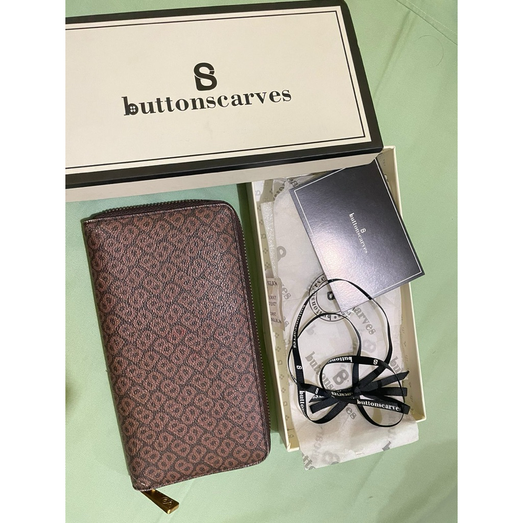 PRELOVED Izzy Wallet Buttonscarves pl dompet bs