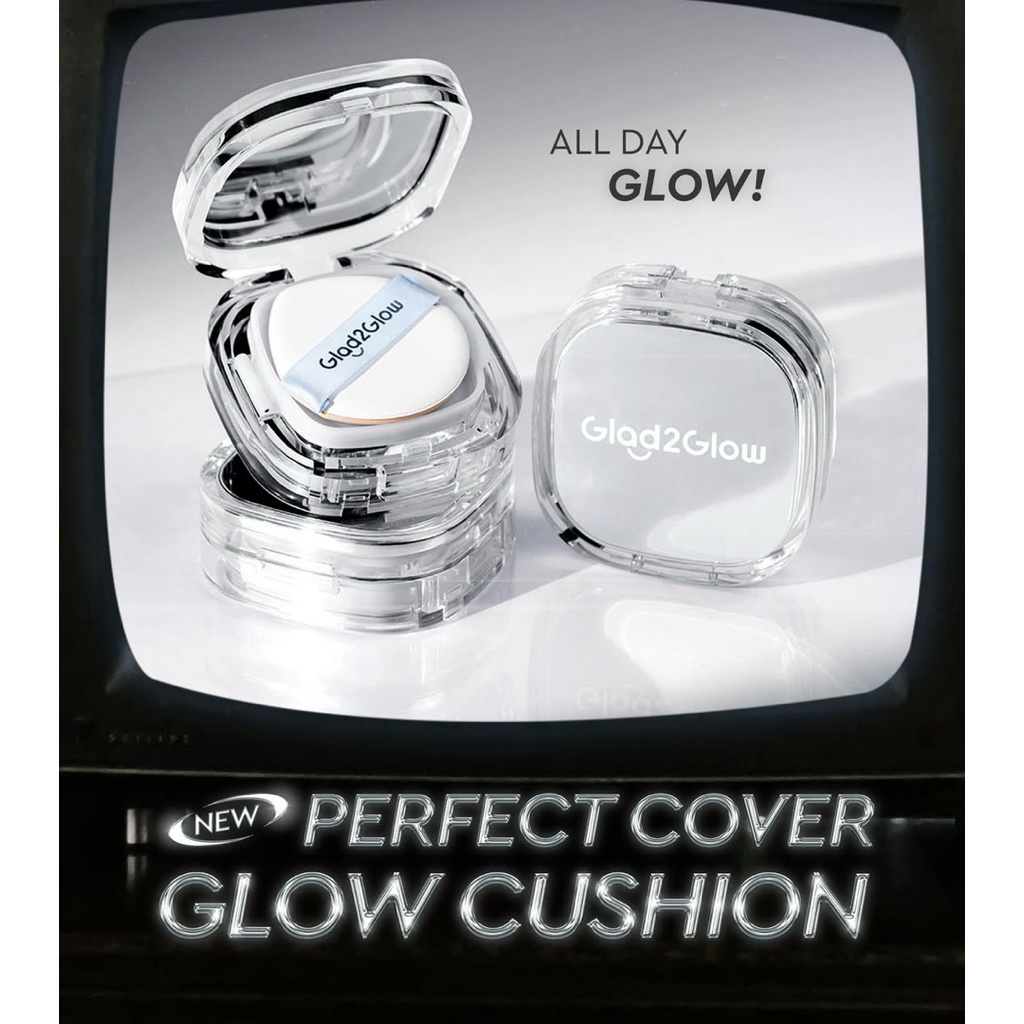 GLAD2GLOW Perfect Cover Glow Cushion/Glad2glow Glow Cushion Baru