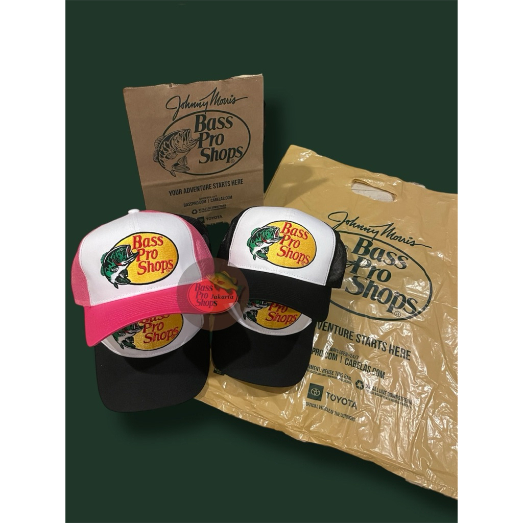 Bass pro shops cap / topi bass pro shops original Versi Bordir