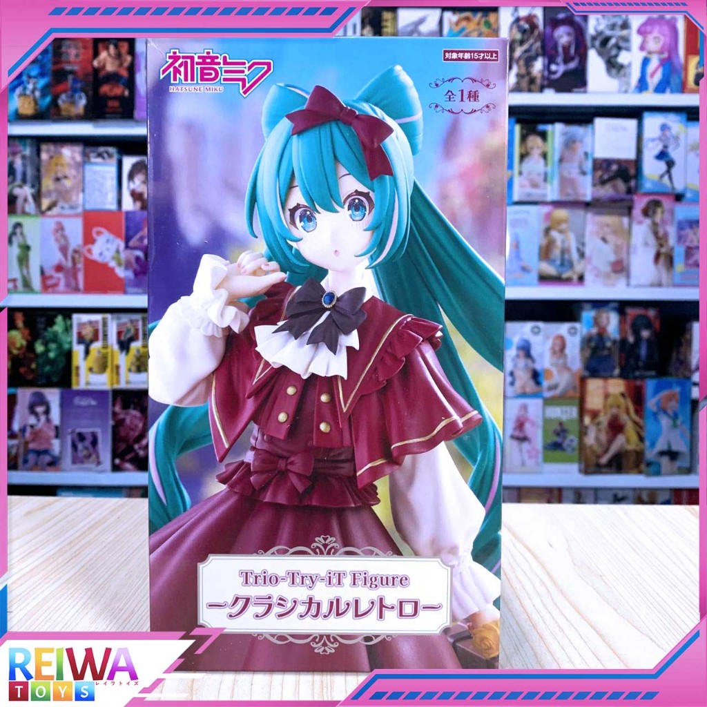 Trio-Try-iT Figure Hatsune Miku - Classical Retro Ver. Illustration by Mamyoda Vocaloid (19cm)