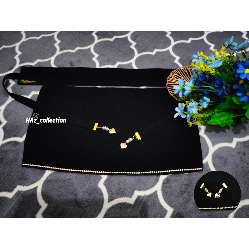 NIQAB CADAR | NIQAB BANDANA | CADAR BANDANA | NIQAB BANDANA SIFON SILKY LEMBUT | NIQAB TEMBORO