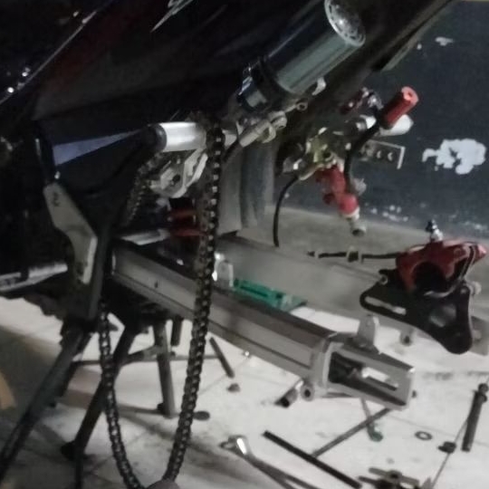 swing arm delkevic satria fu karbu/satria fufi second