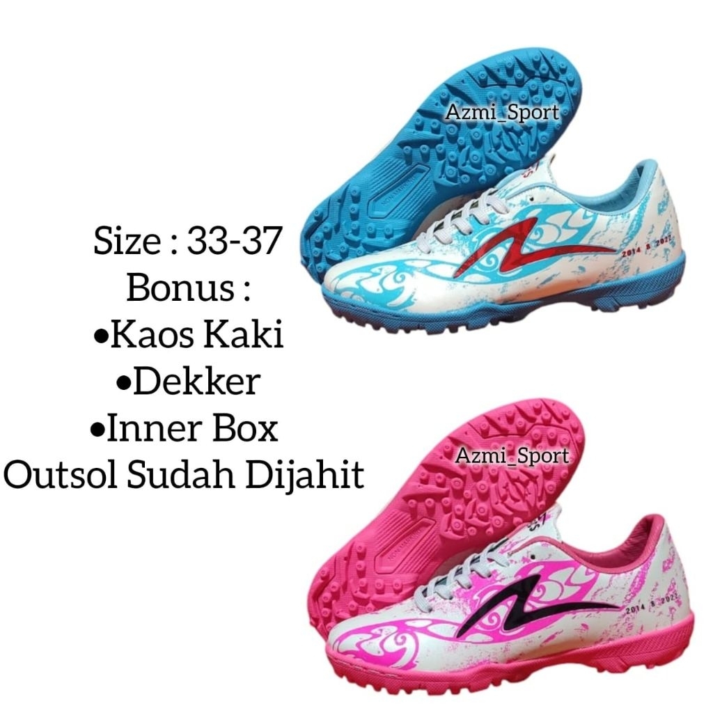 Sepatu Futsal Dan Minisoccer Anak Dan Dewasa Turf Gerigi Specs LightSpeed Size 33-37