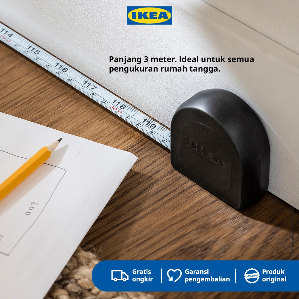 IKEA TRIXIG Meteran / Tape Measure Panjang 3m