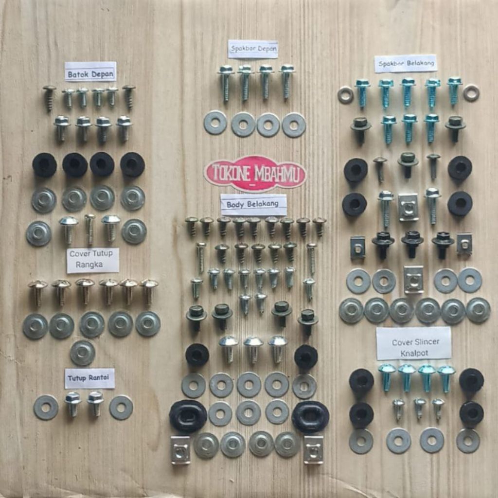 Baut Full Set Cover Body Bodi Yamaha WR 155