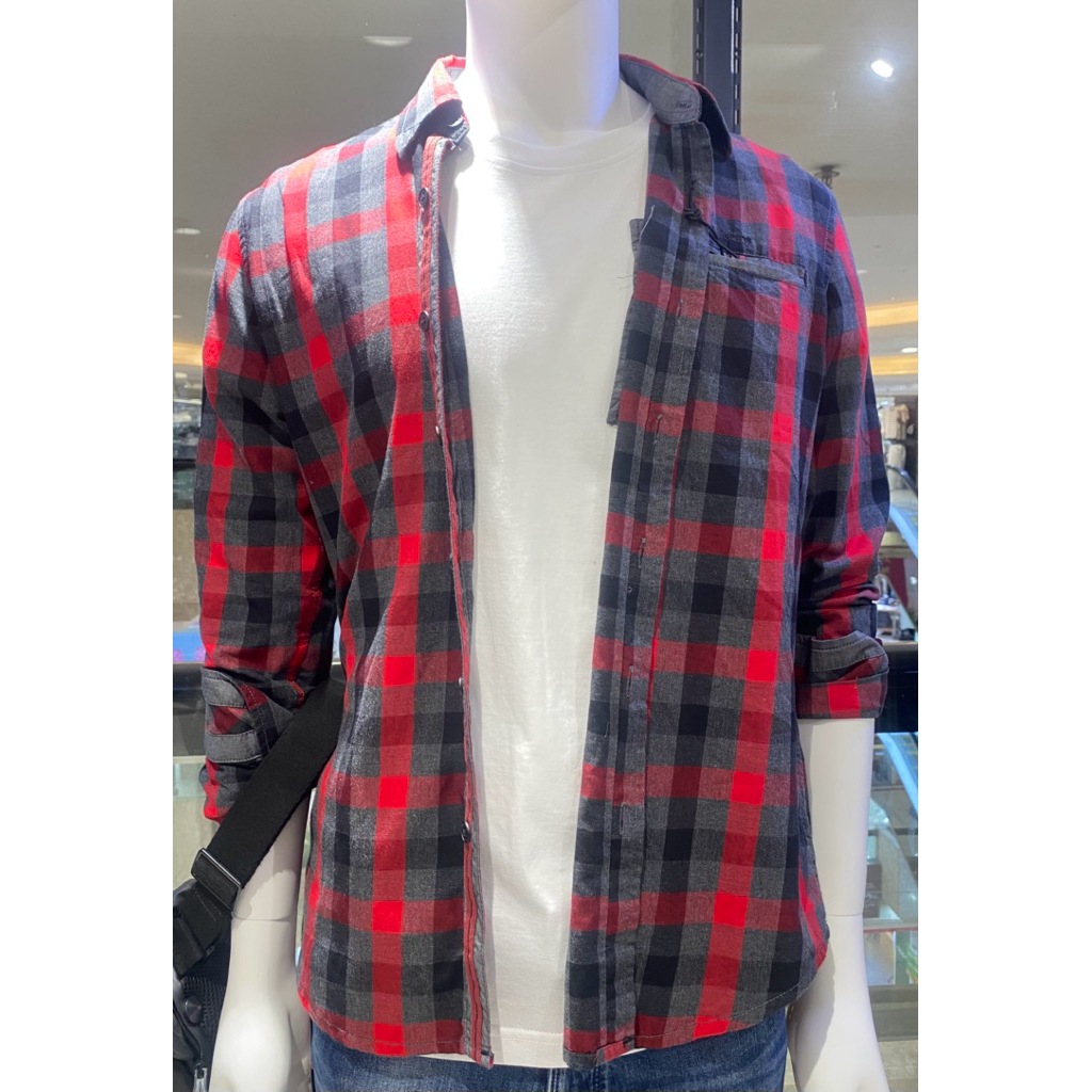 CARDINAL JEANS KEMEJA FLANEL PRIA MOTIF KOTAK BAHAN TEBAL 100% ORIGINAL MATAHARI (M-XXL)