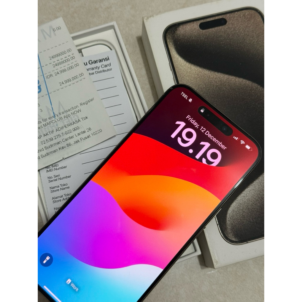 iPhone 15 Pro Max 256 GB ready stock jakarta