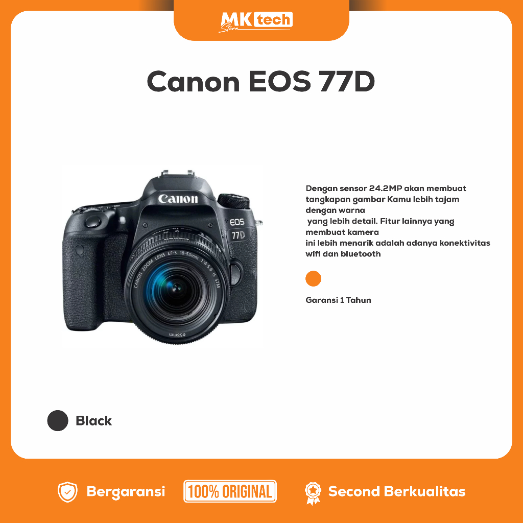 Kamera Canon EOS 77D