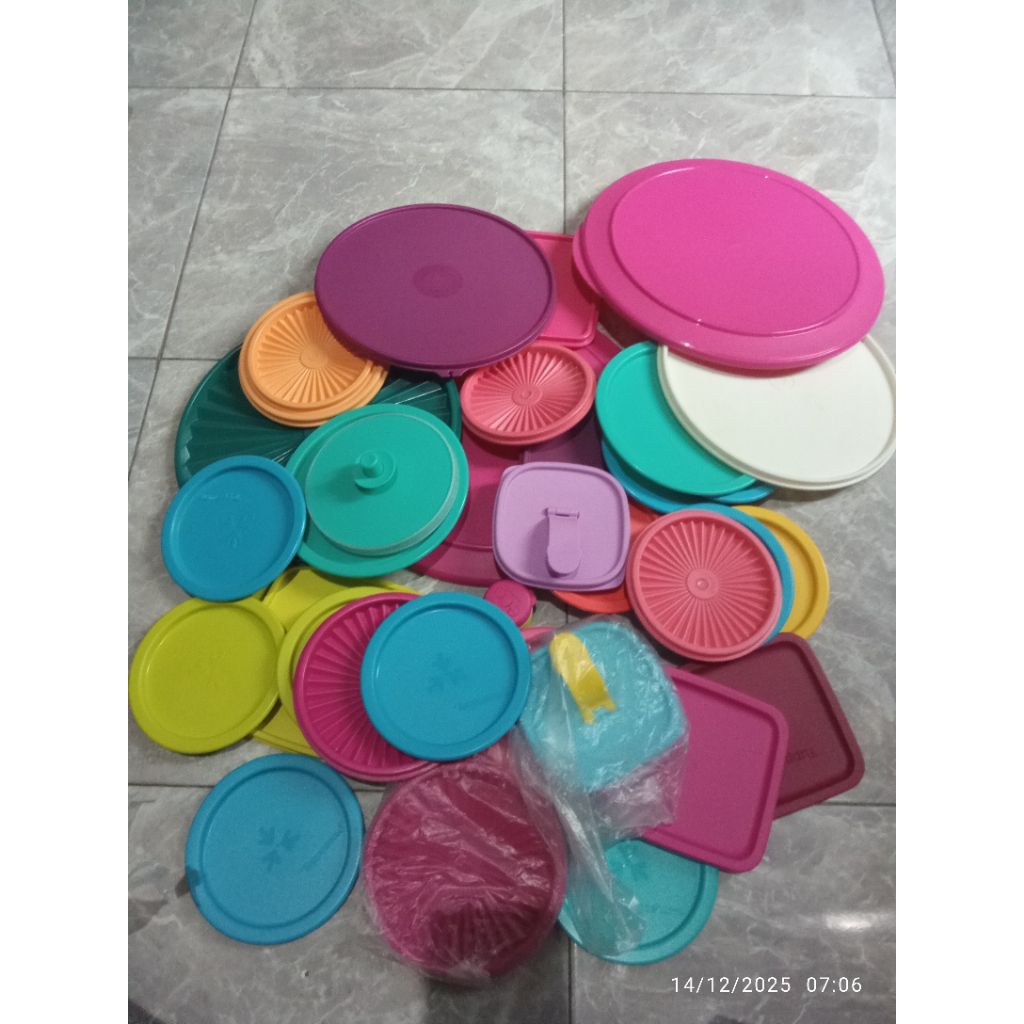 Aneka seal tutup giant//mosaic//Maxi//square//teko tupperware