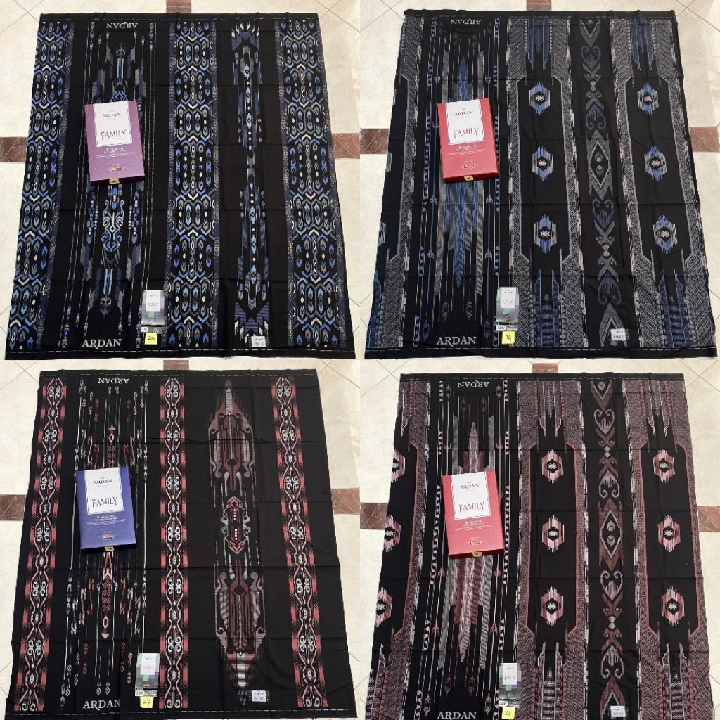 Sarung Ardan Family Brilliant Original Gold Hitam Terbaru || Sarung Ardan Original 100% || Sarung Ar