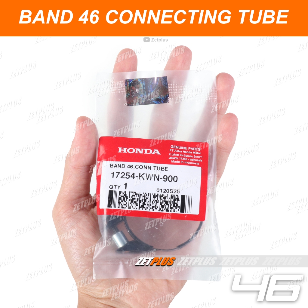 BAND 46 CONNECTING TUBE ORI AHM / Klem karbu karet filter udara kleman throttle body PCX 125, New Va