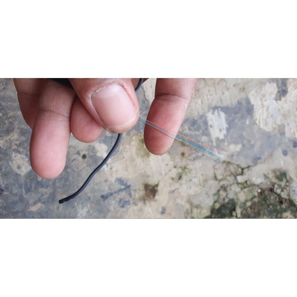 kabel fiber optik 4 core 3 seling / dropcore fo 4 core 3 seling eceran