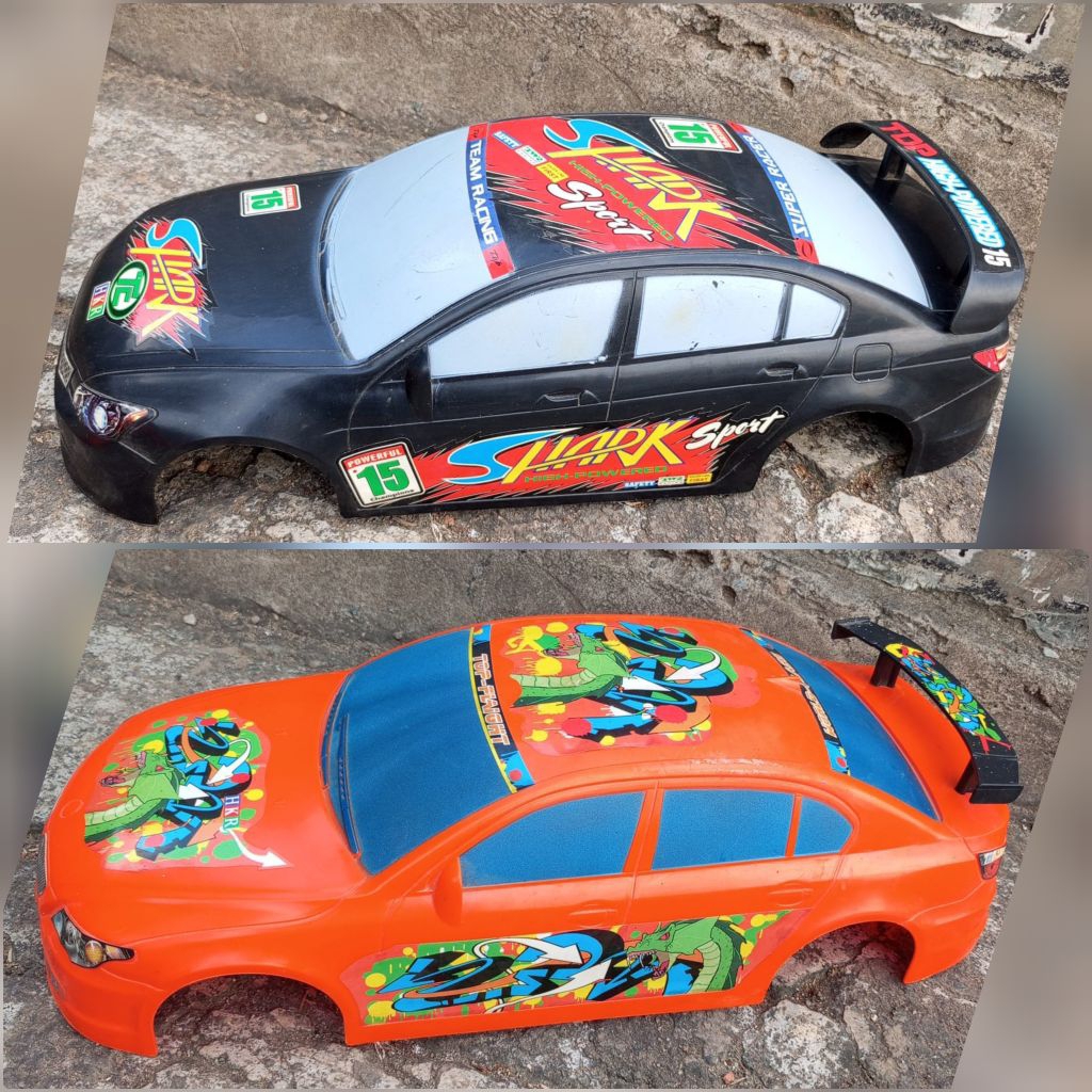 body rc skala 1:10 hard body mobil remot