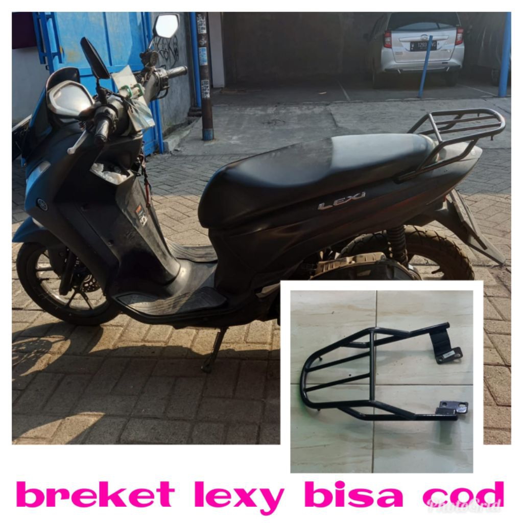 Breket LEXI Breaket Braket locco Rear Begel Dudukan Box Rak Bagasi Belakang Planger plenger Pegangan