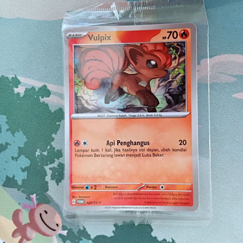 Vulpix pokeball - promo 122/sv-p - Promo Pokeball Pokemon TCG Indonesia