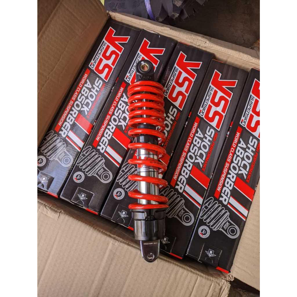 READY SHOCK BELAKANG YSS PRO PLUS 300 330 MM MERAH MIO SOUL SPORTY FINO MIO J M3 BEAT VARIO OLD VARI