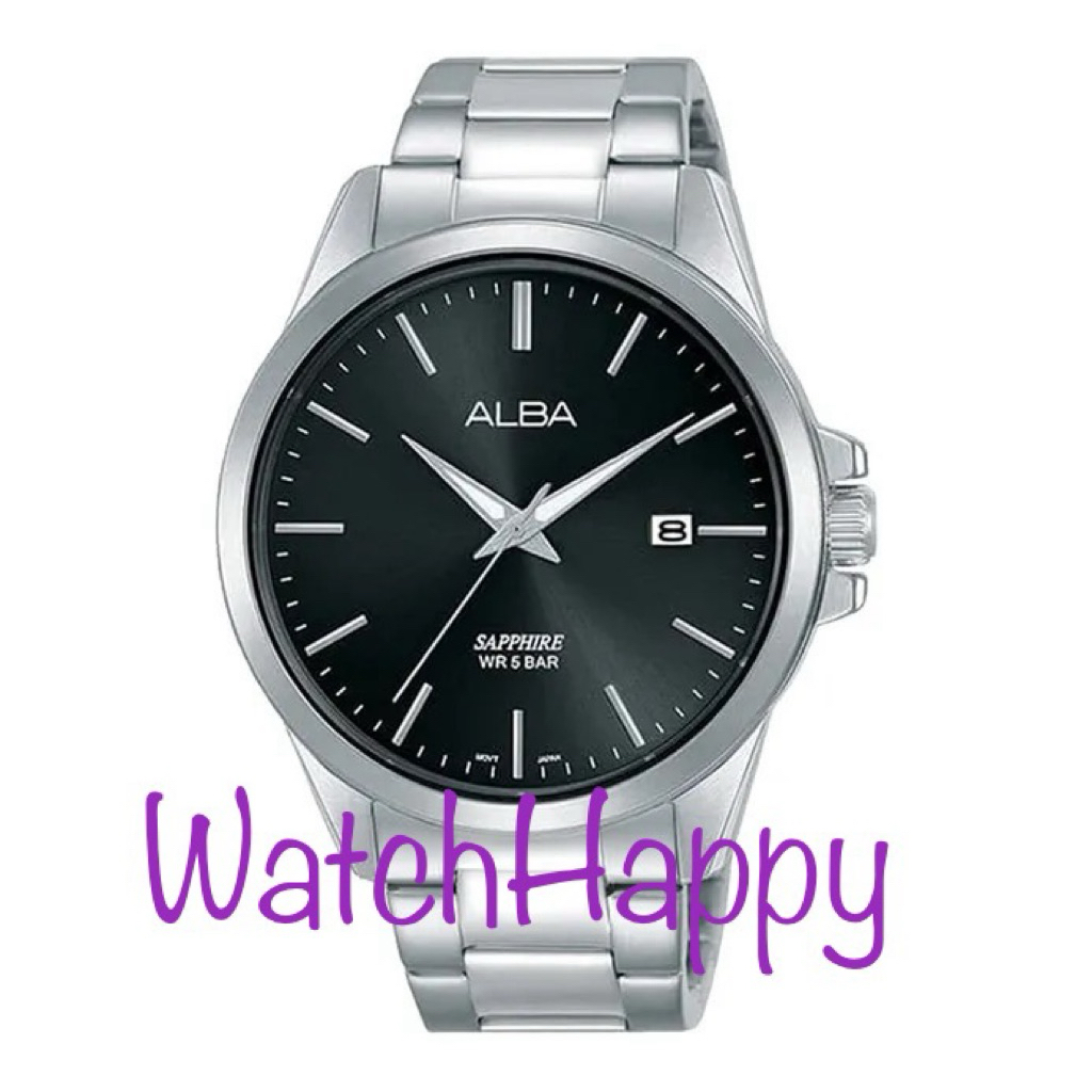 JAM TANGAN ANALOG PRIA ALBA AS9J07X1 / AS9J07 / AS9J07X QUARTZ MOVEMENT SAPPHIRE CRYSTAL GLASS STAIN