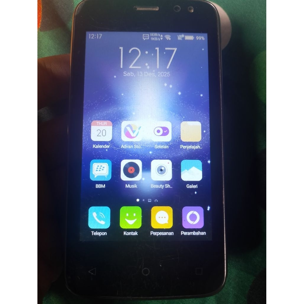 HP ADVAN SECOND FULL ORI MASIH MULUS