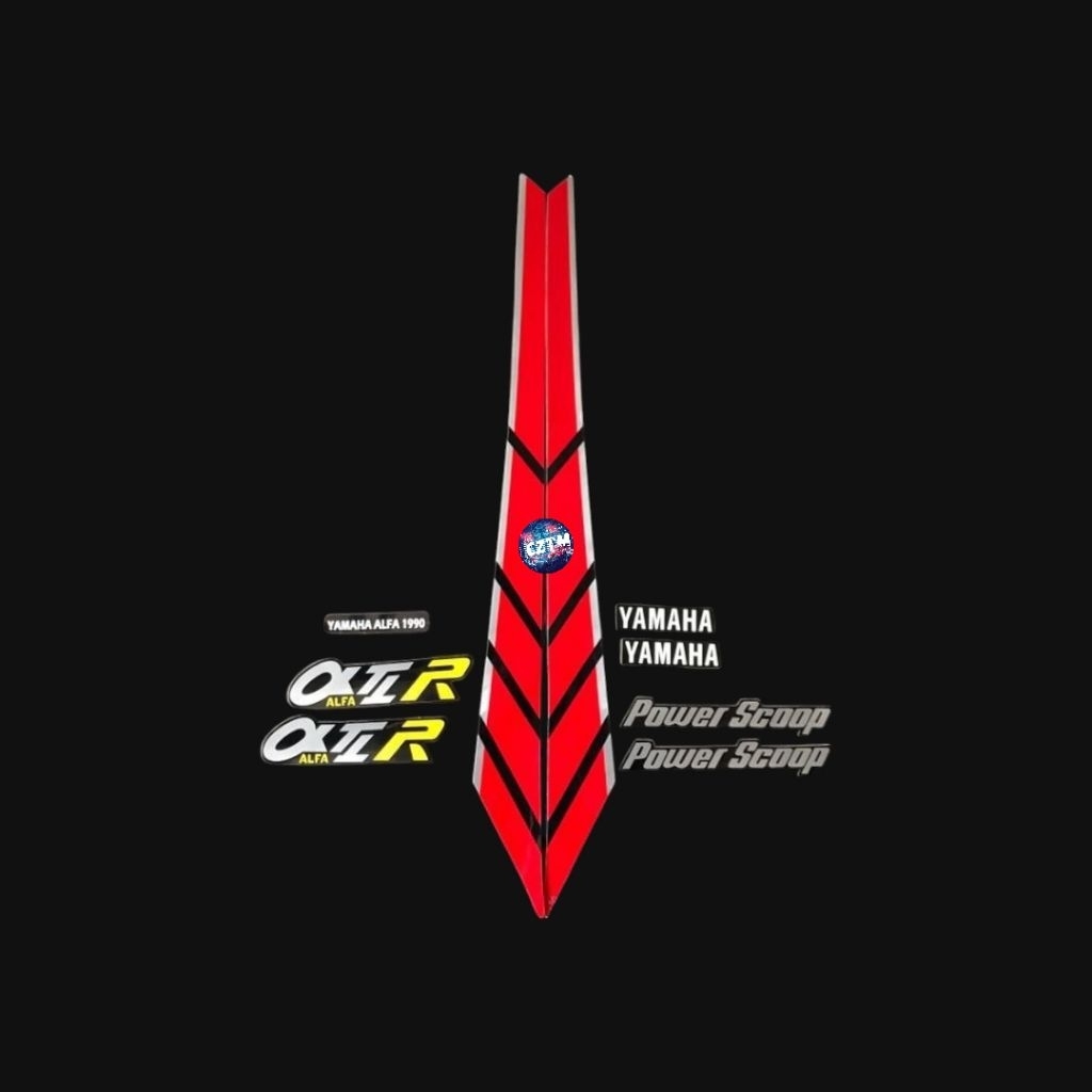 Striping Sticker Yamaha Alfa 1990