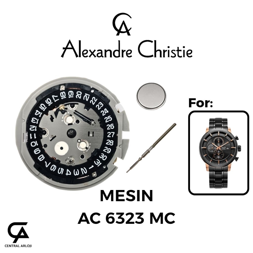 Mesin Original Alexandre Christie AC 6323 MC