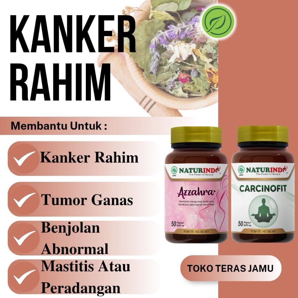 Obat Herbal Kanker Rahim Carcinofit Azzahra Atasi Kanker Rahim Tumor Ganas