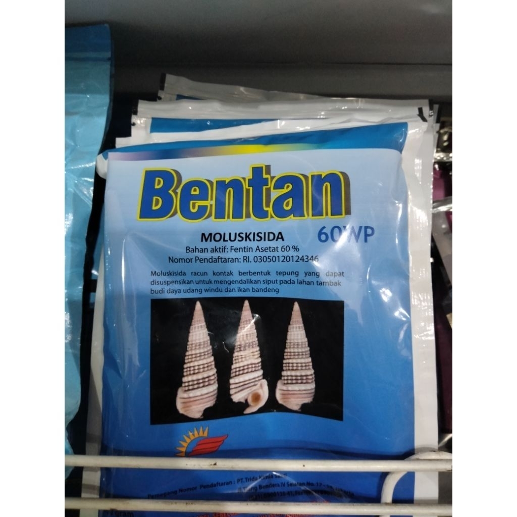 Bentan 60 WP Moluskisida Obat Keong