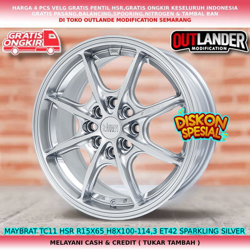 Velg ring15 velg mobil Xenia| Accord VTI| Accent| Atoz| Carry| Futura| dll velg hsr maybrat R15