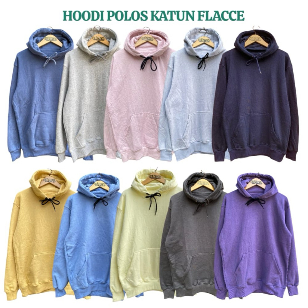 UNDERCUT HOODIE POLOS FLECE KATUN TEBAL 330 GSM