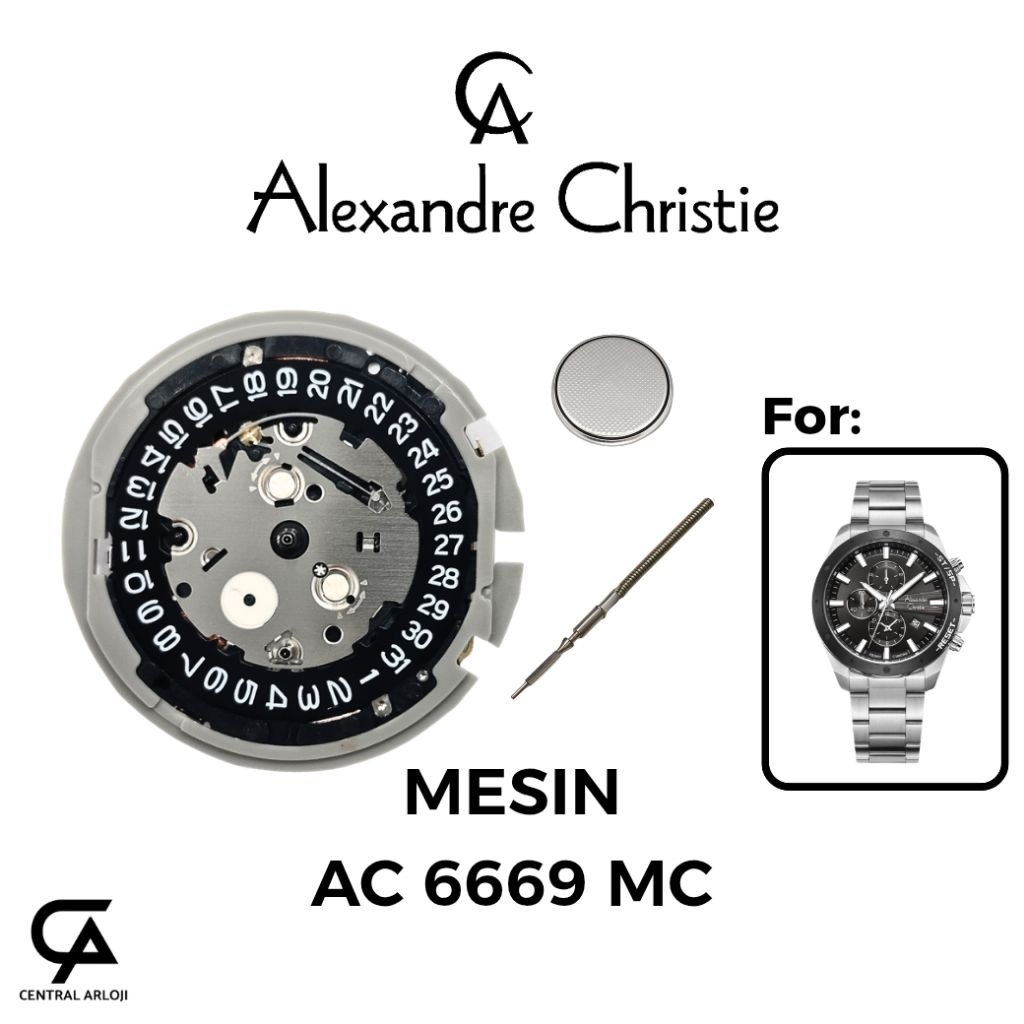 Mesin Original Alexandre Christie AC 6669 MC