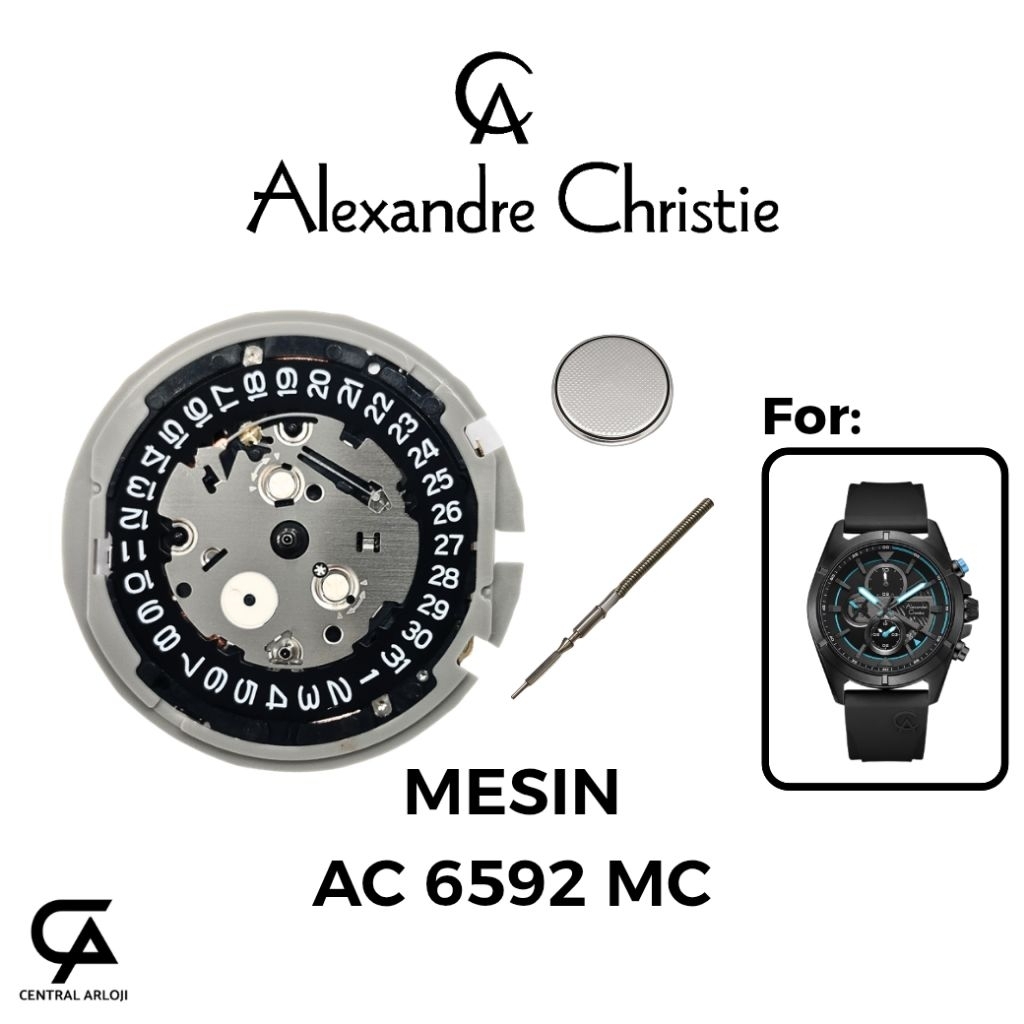 Mesin Original Alexandre Christie AC 6592 MC