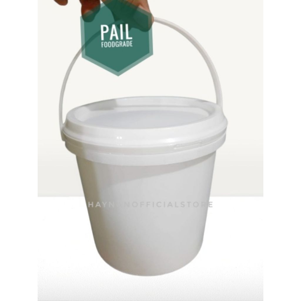 1pcs PAIL EMBER FOODGRADE 1KG, EMBER KURMA, EMBER MAKANAN, PAIL KURMA, EMBER SELAI, EMBER JAJAN, EMB