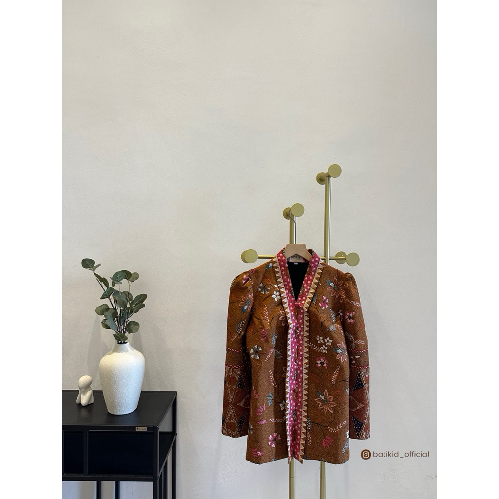 BATIKID OFFICIAL - blouse batik kerja wanita / atasan batik premium