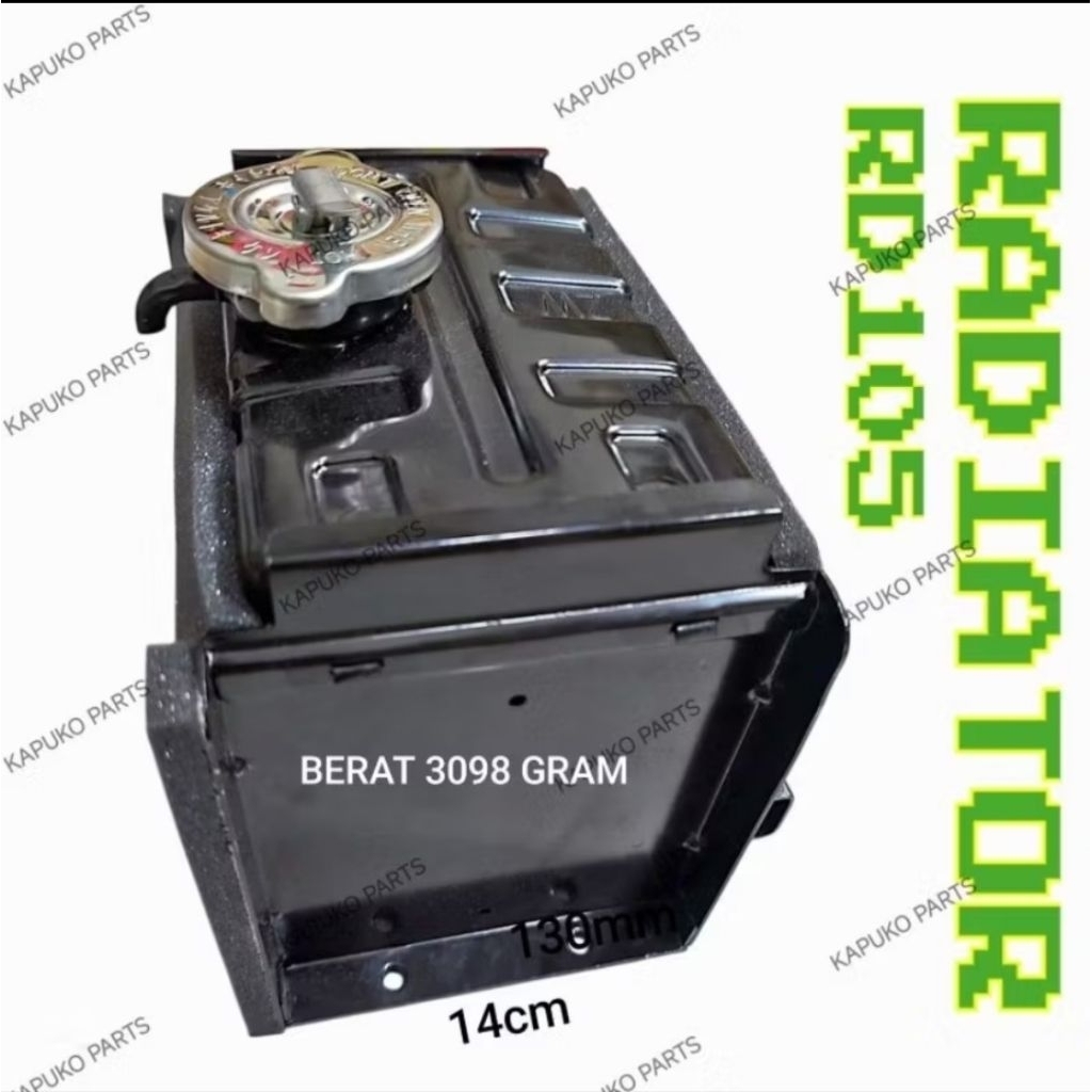 RD105 RD110 RD115 RADIATOR UNTUK MESIN DIESEL KUBOTA 10.5 PK