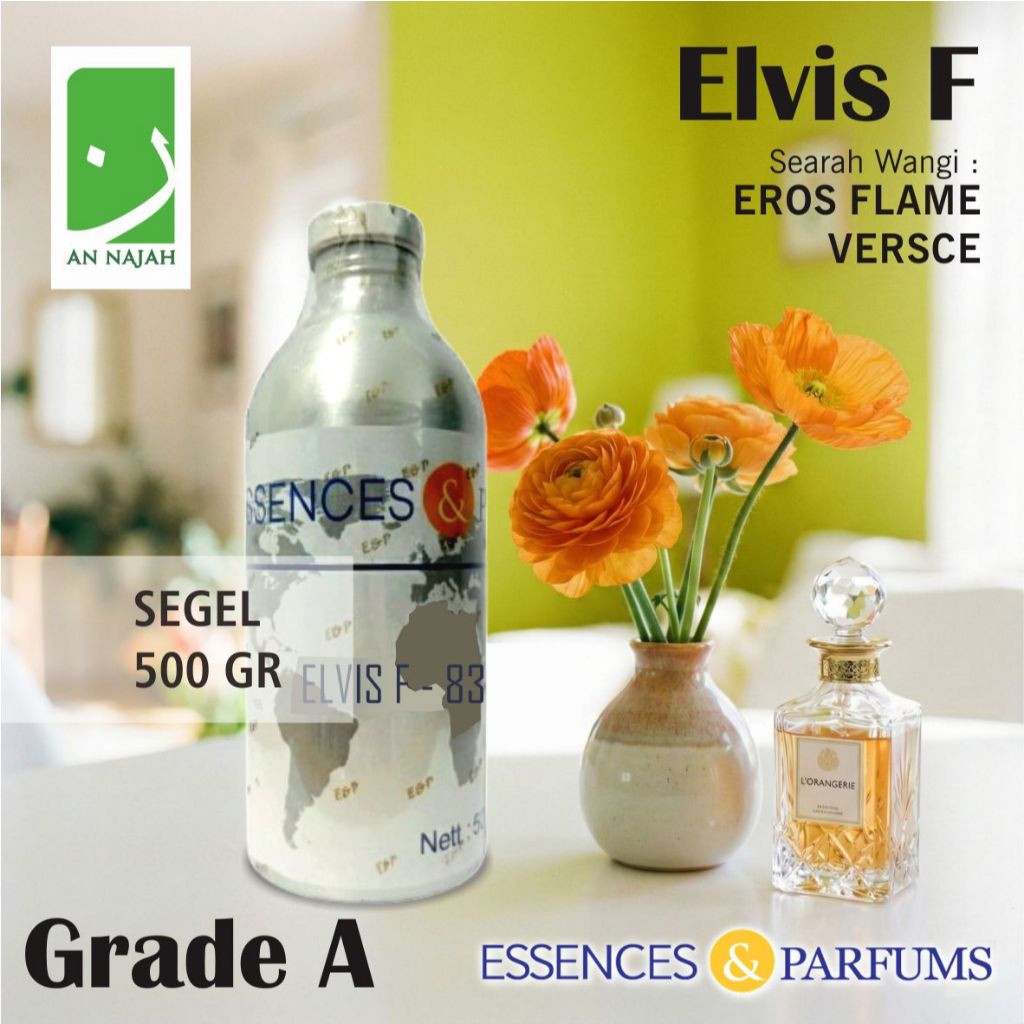 ELVIS F | Searah Wangi Versc Eros Flame | Essences & Parfums | 500gr Segel