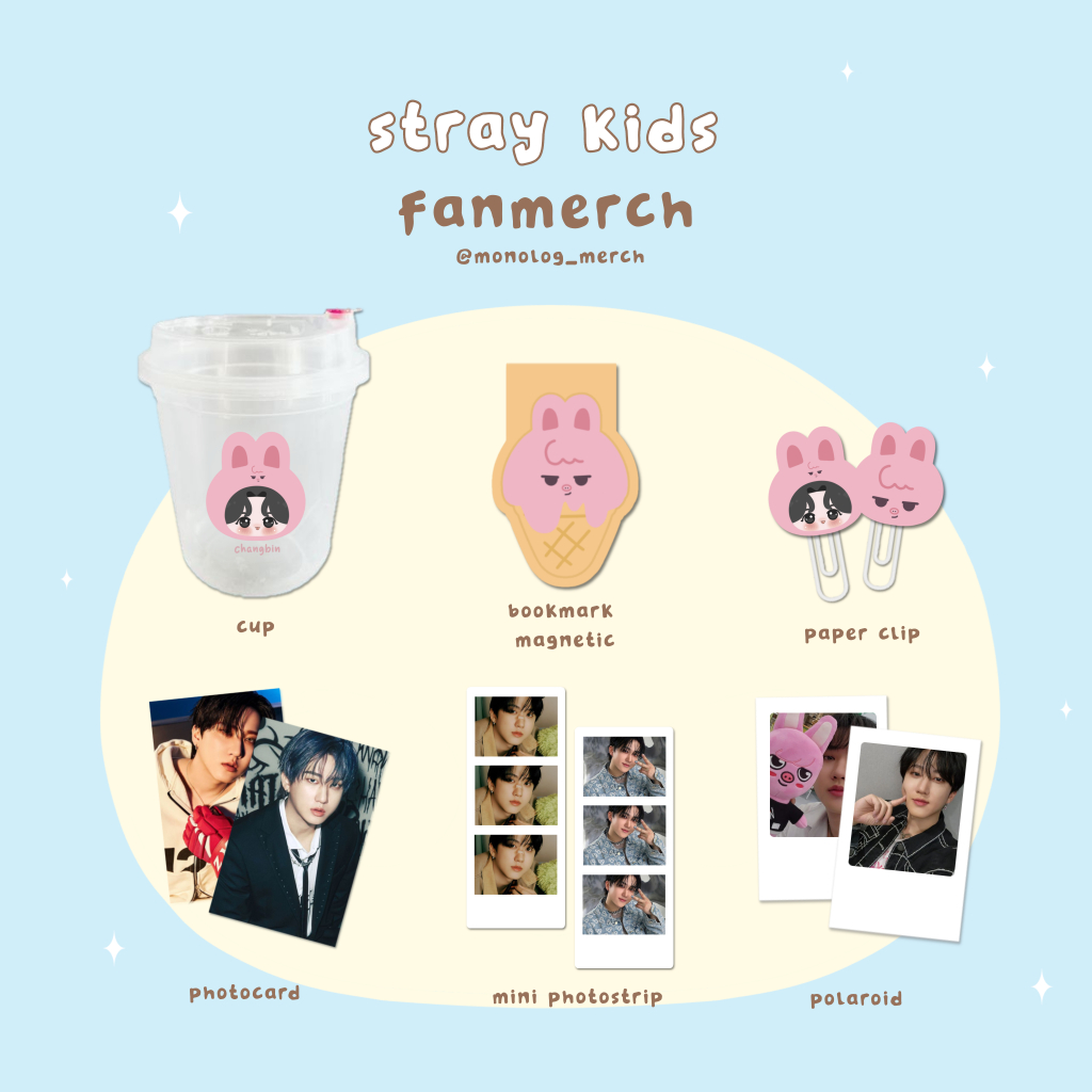 Fankit cup fanmerch stray kids