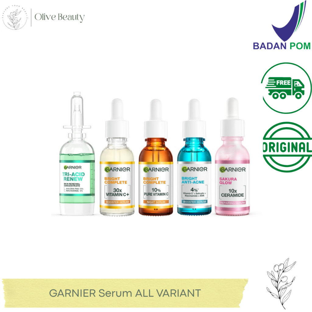 GARNIER Serum ALL VARIANT Serum Mencerahkan Wajah