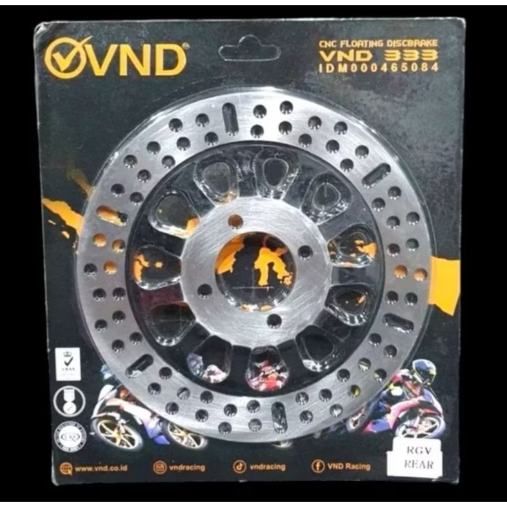 VND Disc belakang vnd satria 2tak/Piringan belakang vnd satria 2tak ak333/Disc cakram belakang satri