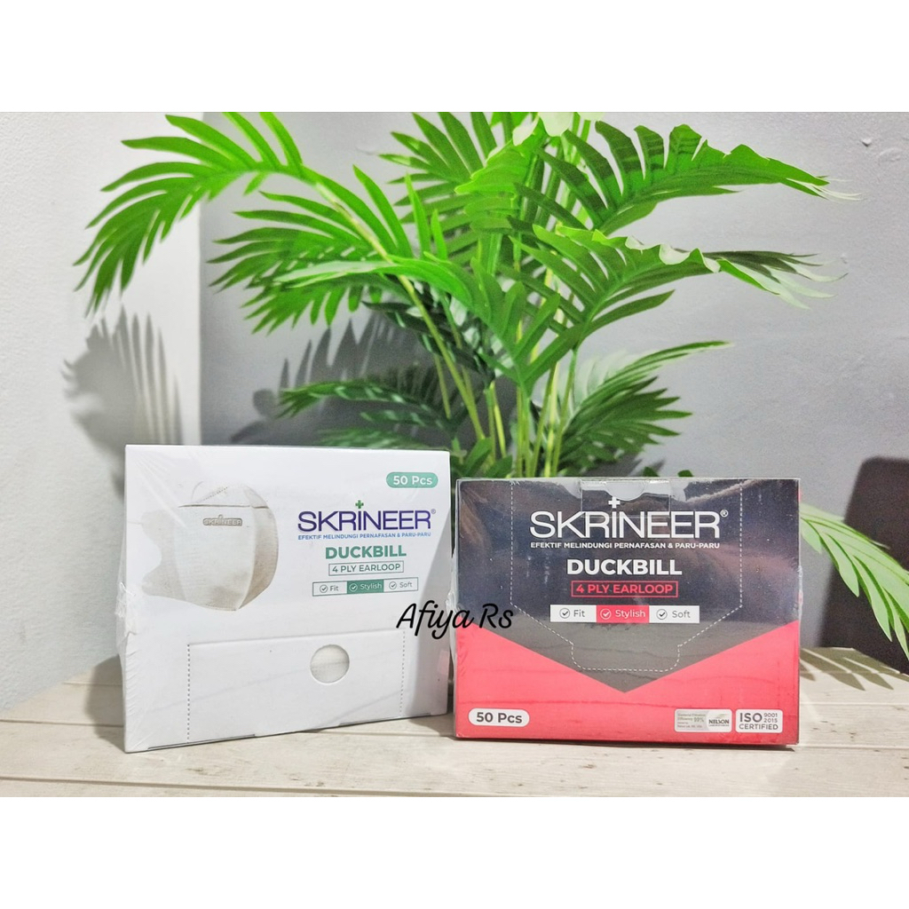 Masker Skrineer Premium Duckbill 4ply