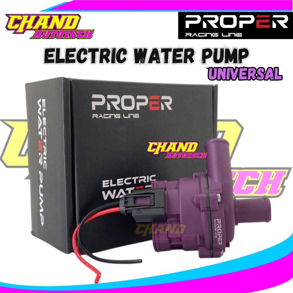 EWP Radiator PROPER RACING LINE Universal EWP PROPER UNIVERSAL Elektrik Waterpump Proper Racing Line