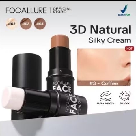 focallure highlighter & contour stick