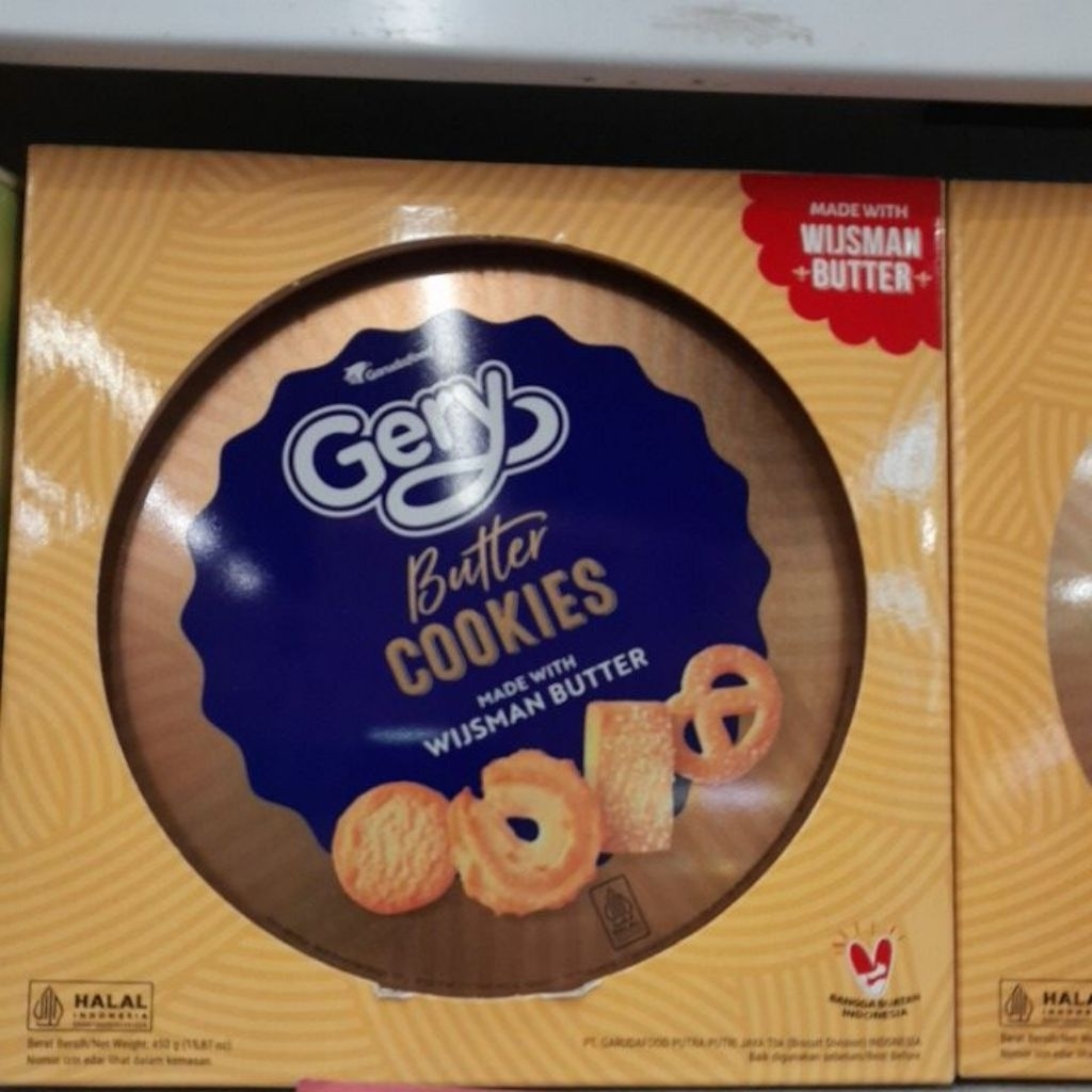 Gery Butter Cookies Wijsman Butter Kukis Kaleng 450gr