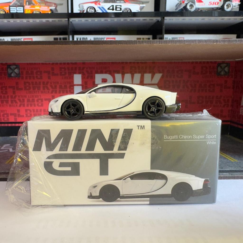 Mini GT 440 Buggati Chiron Super Sport White