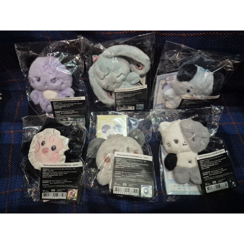 XH Xdinary Heroes Plush Xdinary Monsters MD Offline Beautiful Mind World Tour Finale Seoul